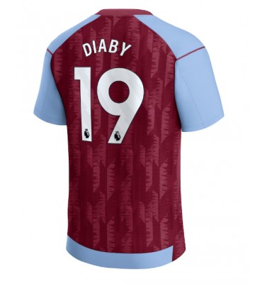 Aston Villa Moussa Diaby #19 Koszulka Podstawowych 2023-24 Krótki Rękaw